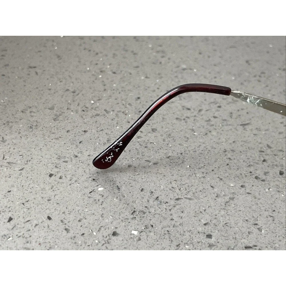 EYEGLASSES ECCA WM 5008 AM TORTOISE GOLD METAL FRAMES ONLY 52-18-135 red round